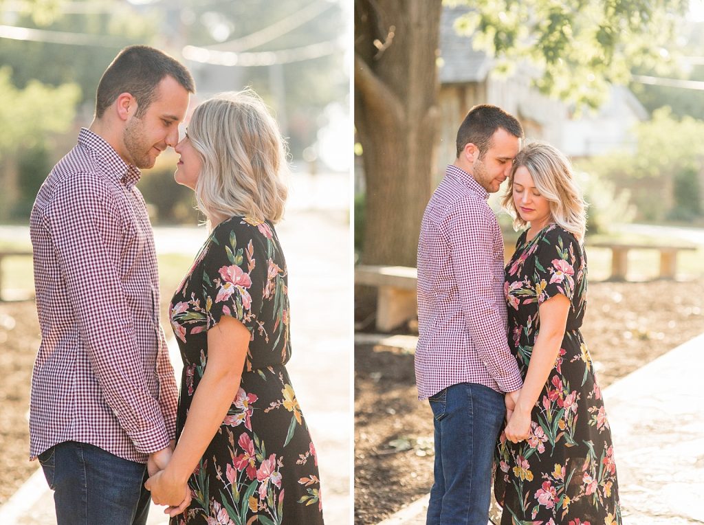 St. Charles engagement portraits with IL photographer Hollyberry Studio