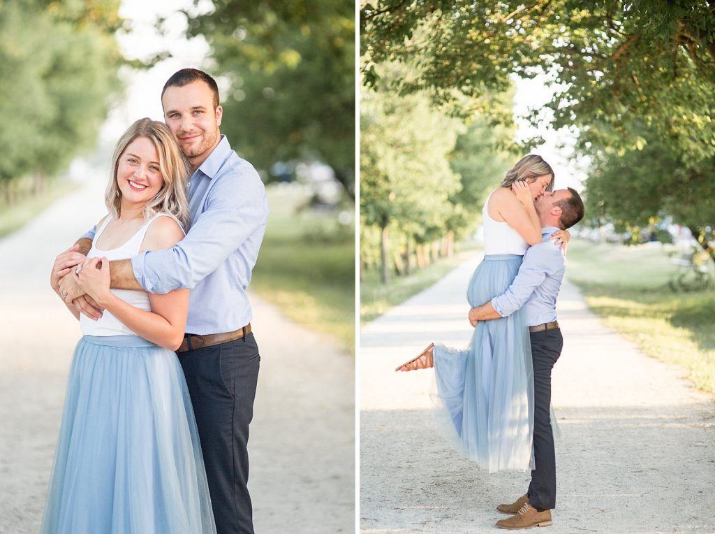 sunset portraits with Hollyberry Studio in MO