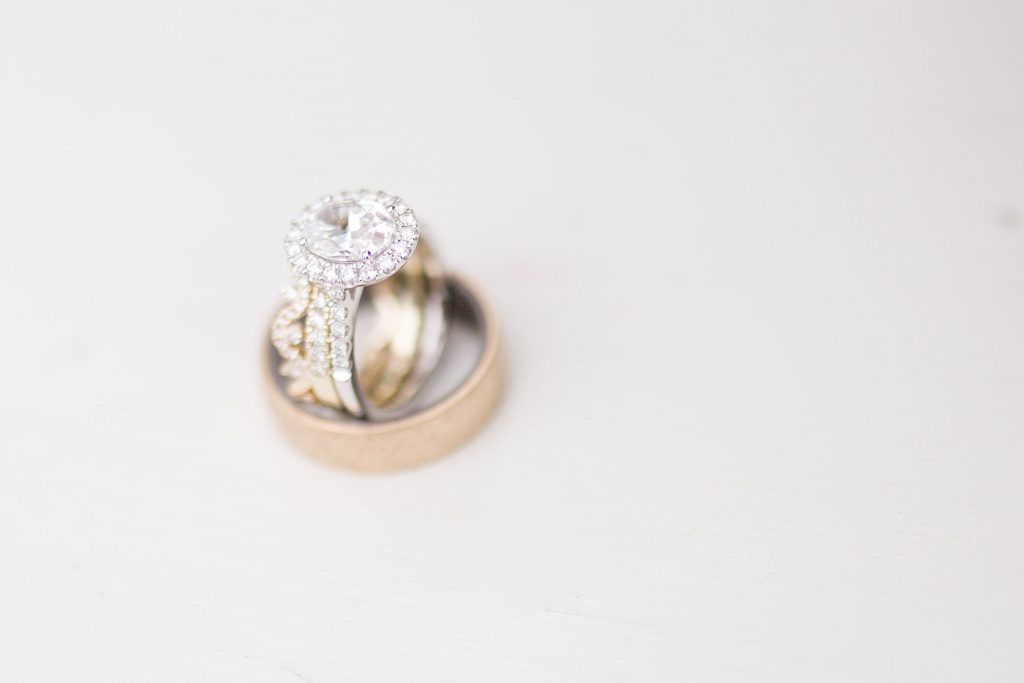 wedding bands photographed by Hollyberry Studio