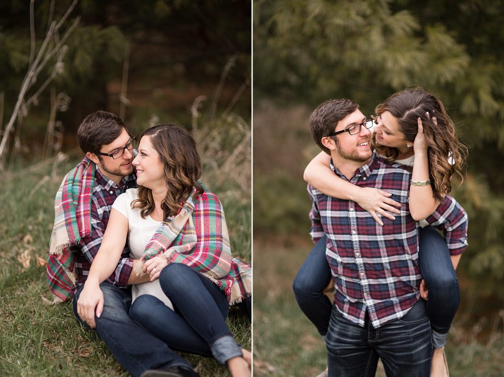 engagement session with Hollyberry Studio at Spark Retreat