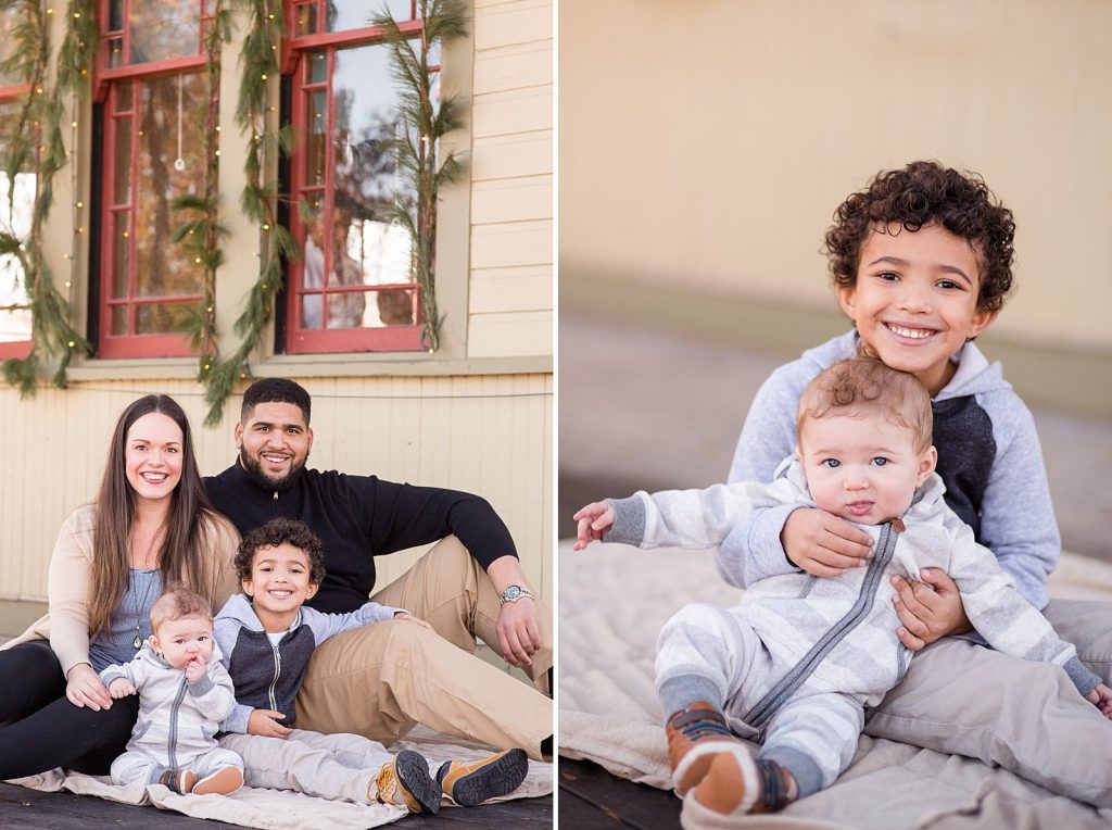 St. Louis family photographer Hollyberry Studio captures outdoor family portrait session