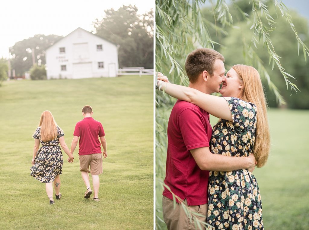 Hollyberry Studio photographs engagement session at Kuhs Estate and Farm