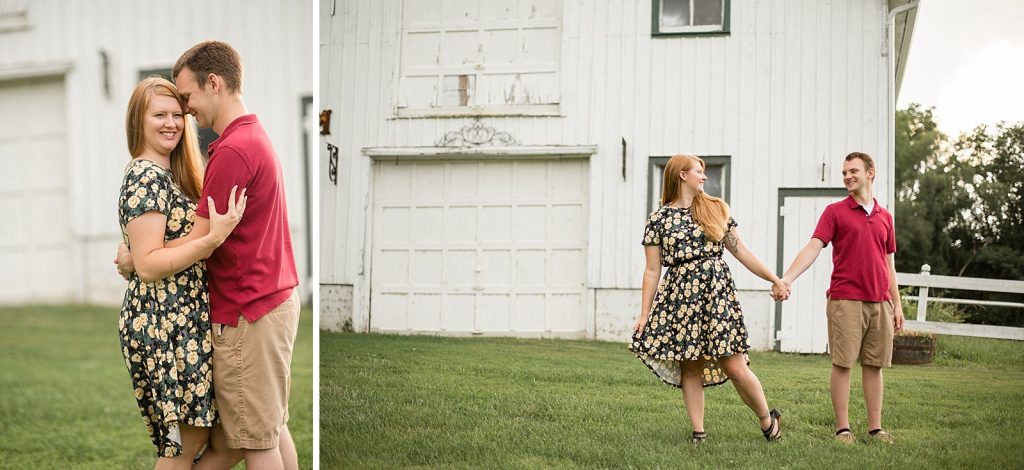 Kuhs Estate and Farm engagement portraits with Hollyberry Studio