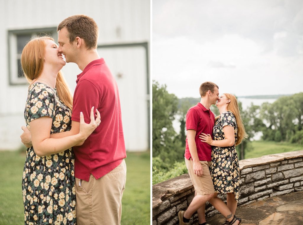 engagement portraits at Kuhs Estate and Farm with Hollyberry Studio