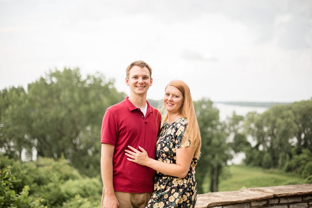 engagement portraits with Missouri wedding photographer Hollyberry Studios at Kuhs Estate and Farm