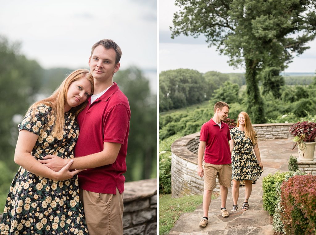 Missouri wedding photographer captures engagement portraits at Kuhs Estate and Farm