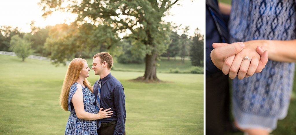 Hollyberry Studio photographs engagement session at Kuhs Estate and Farm