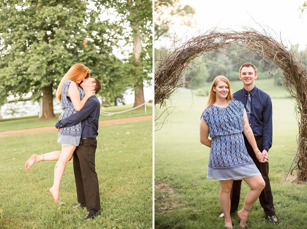 Kuhs Estate and Farm engagement session with MO wedding photographer Hollyberry Studio