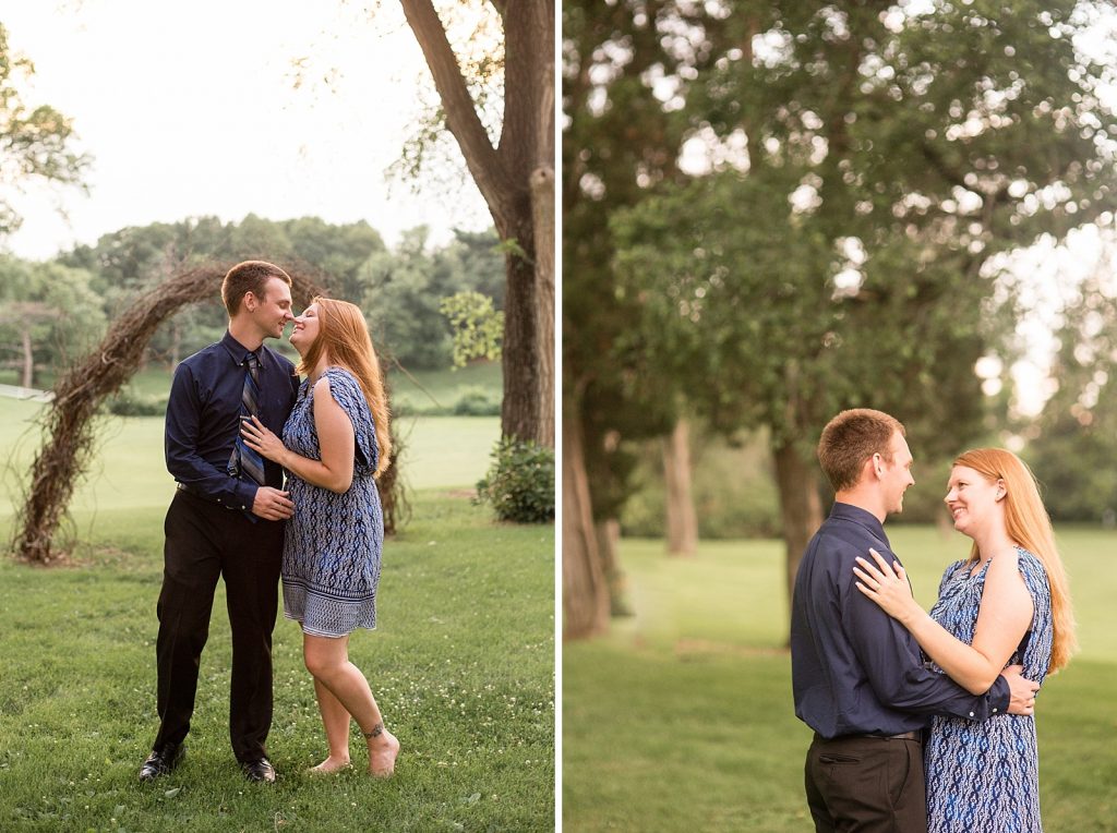 Kuhs Estate and Farm engagement session with St Louis engagement photographer Hollyberry Studio