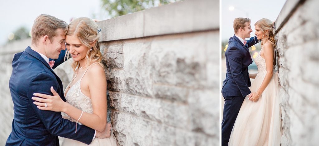HollyBerry Studio photographs bride and groom in St. Louis MO