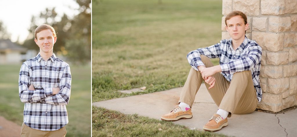 St. Charles senior portrait session with Hollyberry Studio