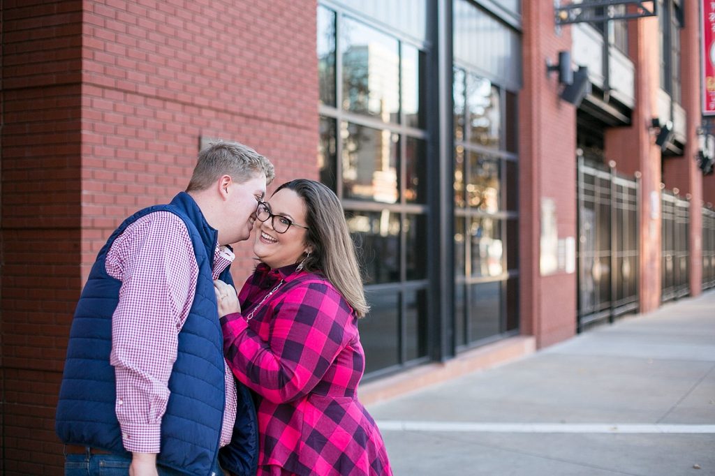 engagement portraits in St. Louis MI with wedding photographer Hollyberry Studio