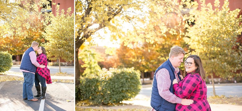 engagement photos with St. Louis wedding photographer Hollyberry Studio