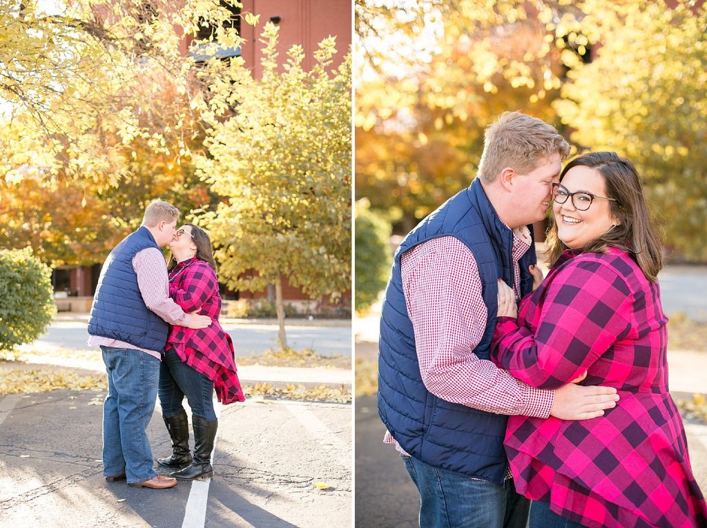 wedding photographer Hollyberry Studio captures downtown St. Louis engagement session