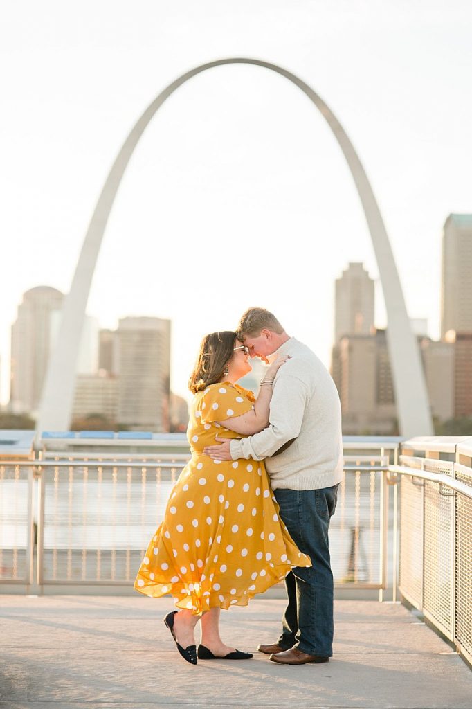 STL engagement session with wedding photographer Hollyberry Studio