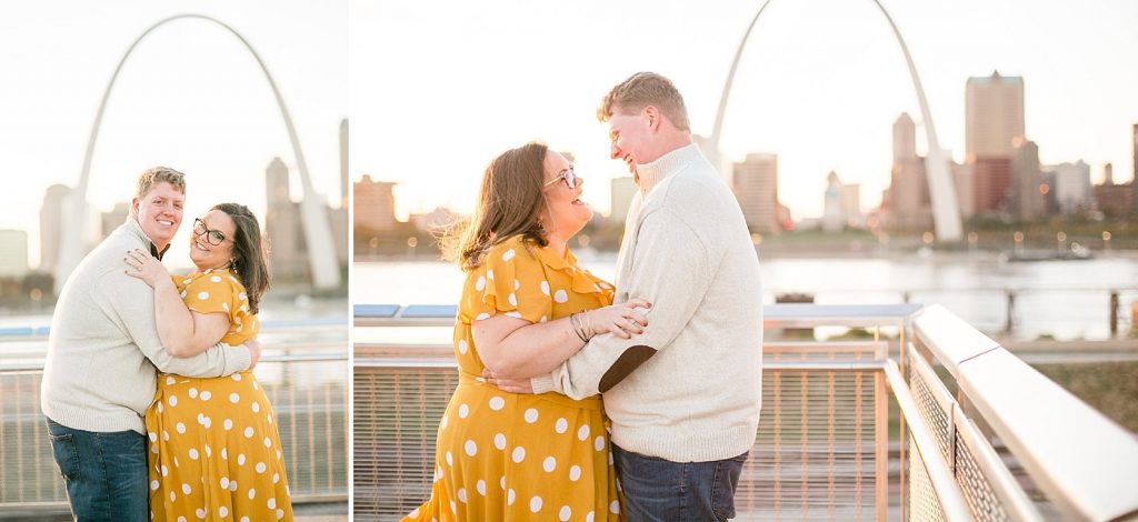 wedding photographer Hollyberry Studio captures engagement session in STL