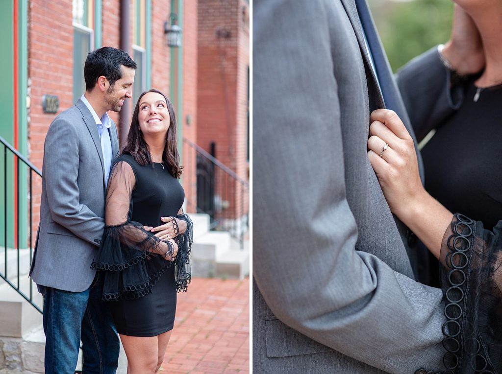 outdoor MO engagement session with Hollyberry Studio