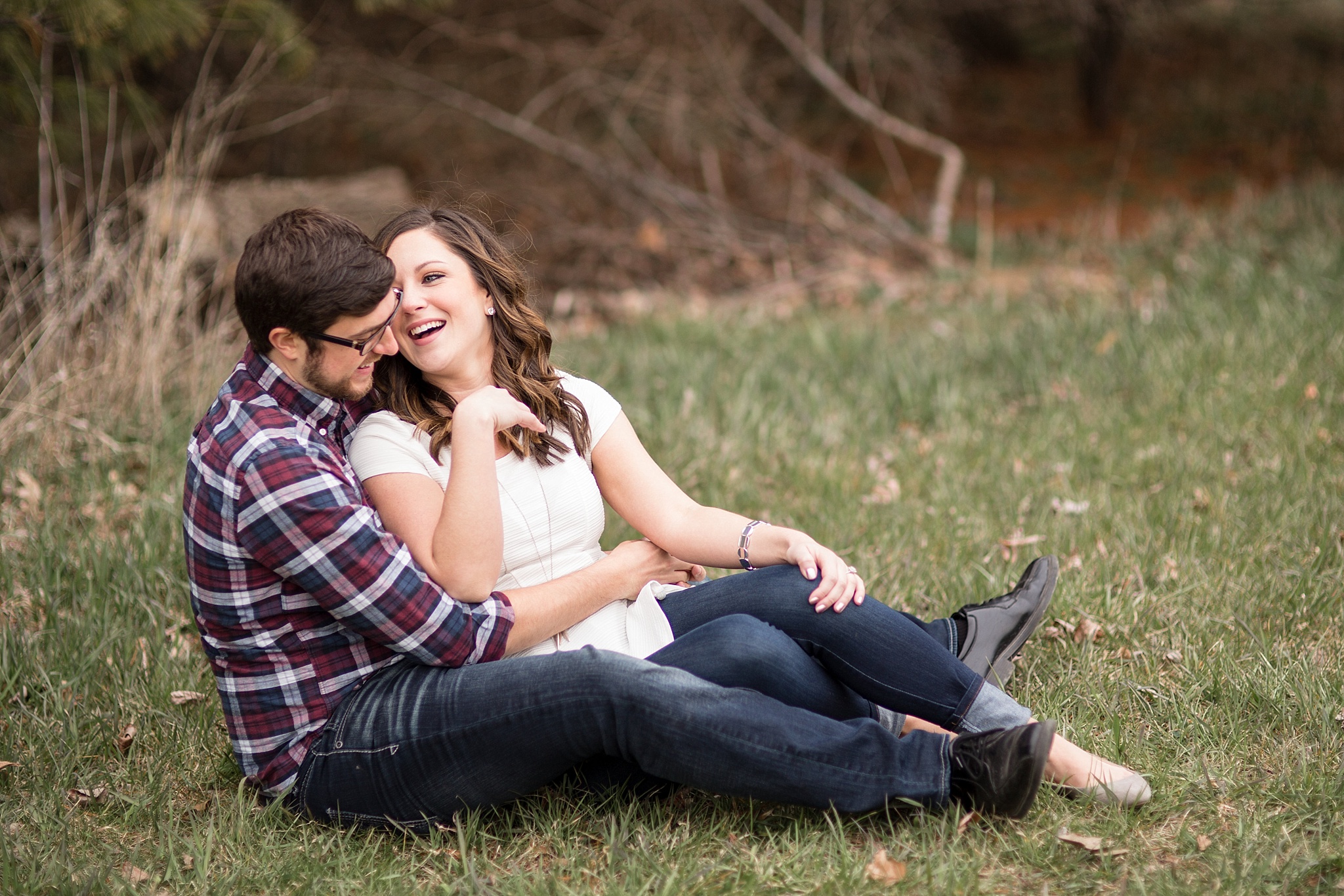 engagement session with St. Louis MO wedding photographer Hollyberry Studio