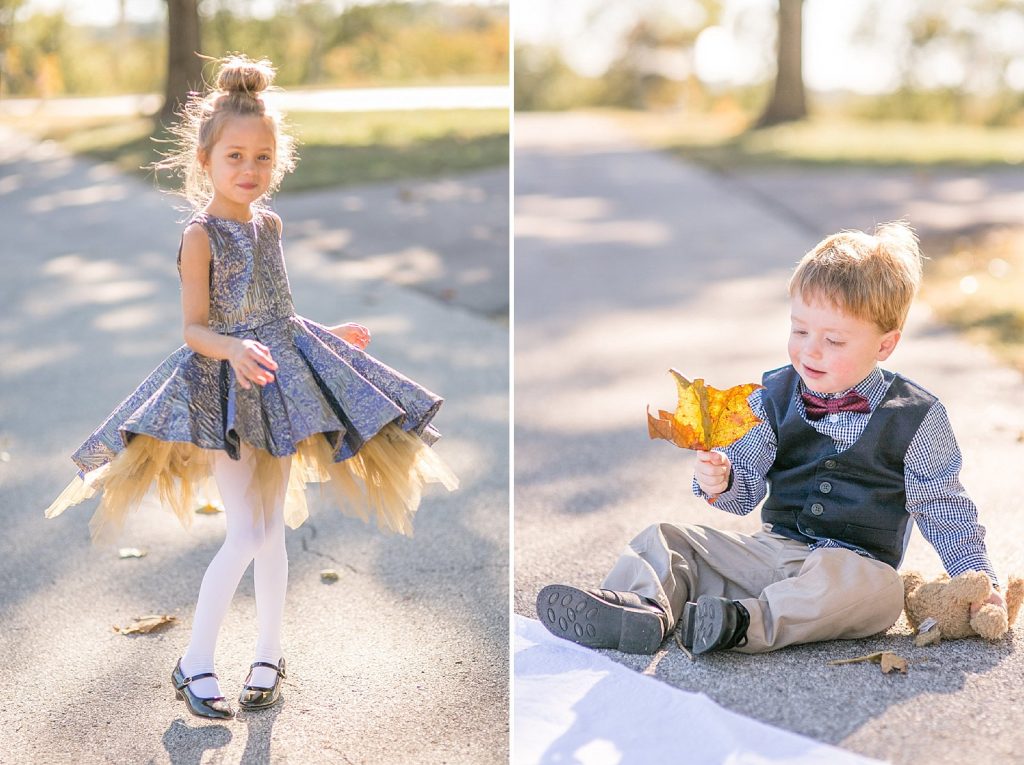 Fall family portraits at Queeny Park with Hollyberry Studio