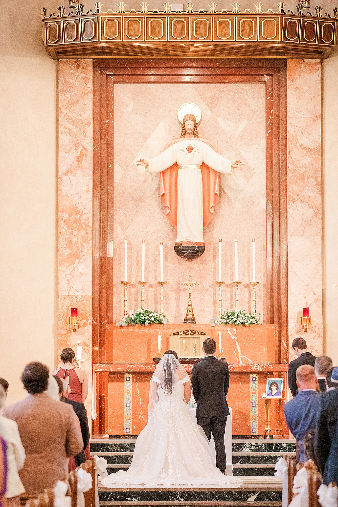 Sacred Heart Catholic Church of Florissant wedding ceremony